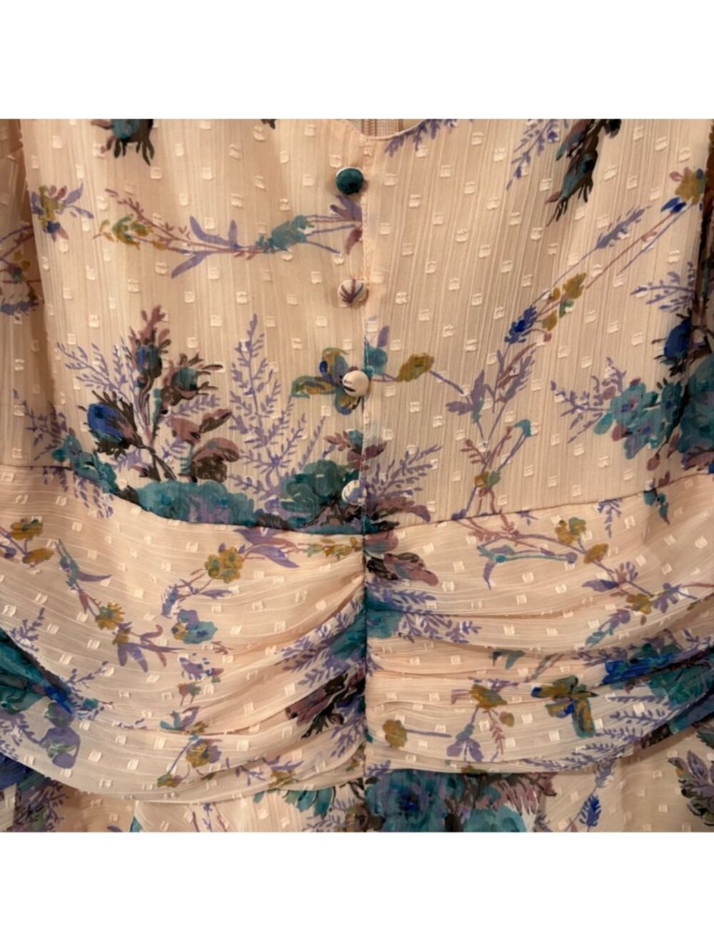 ASOS Pink Floral Print Dress Size 8 - Picture 3 of 7